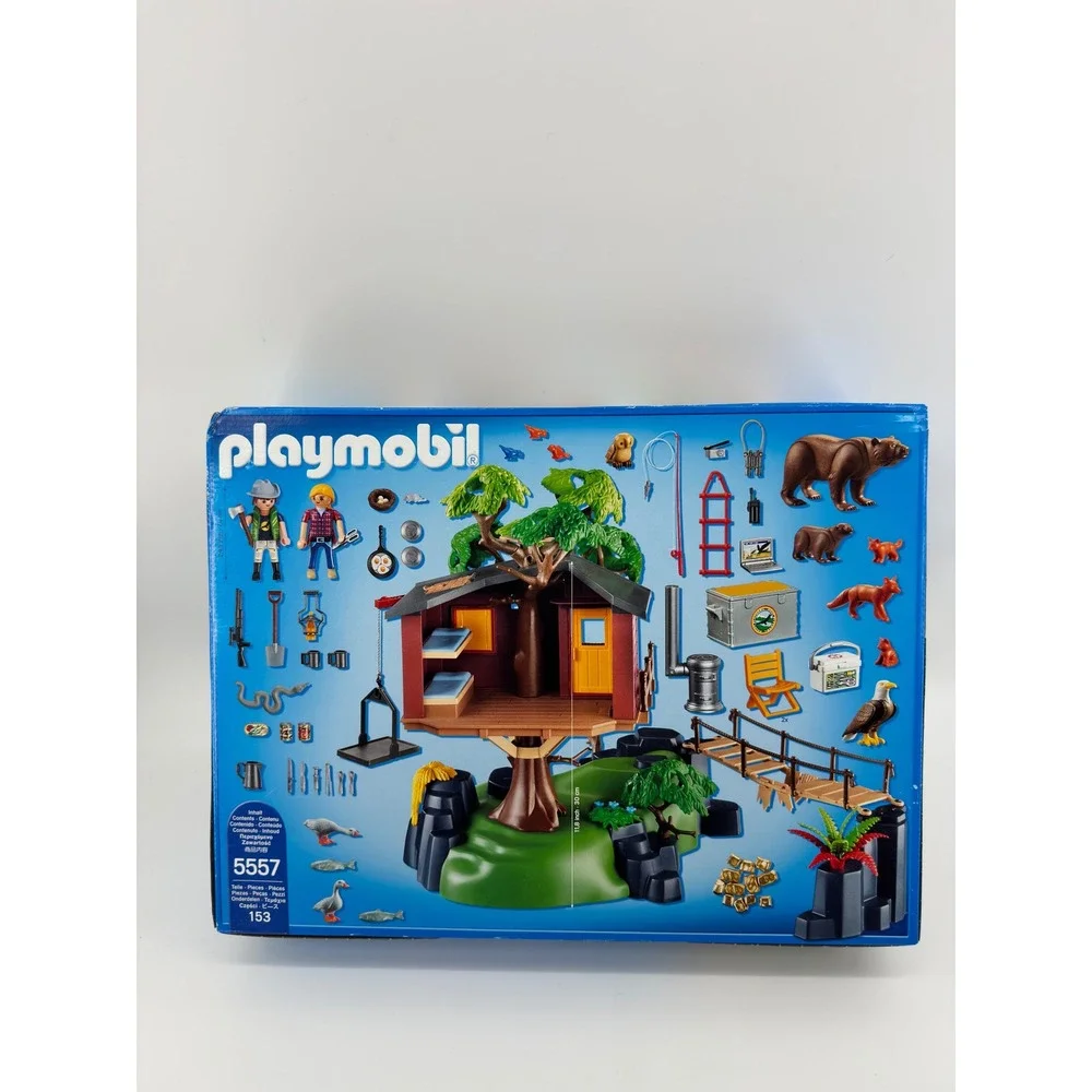Playmobil Wild Life Adventure Tree House 5557 Building Set 153 pc New NIB